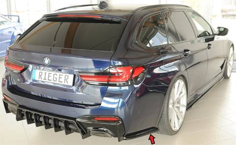 Coppia deflettori laterali per diffusore Orig. M BMW G30/G31