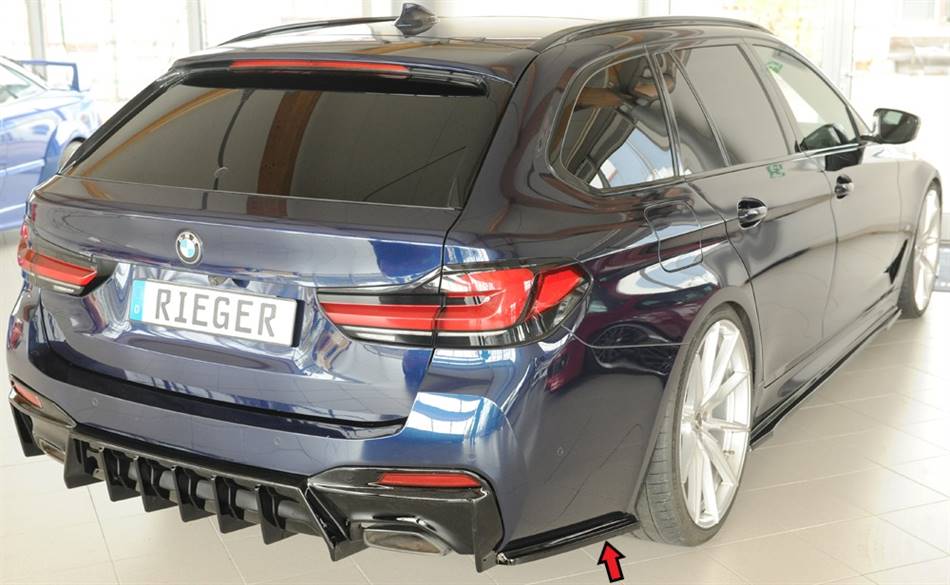 Coppia deflettori laterali per diffusore Orig. M BMW G30/G31