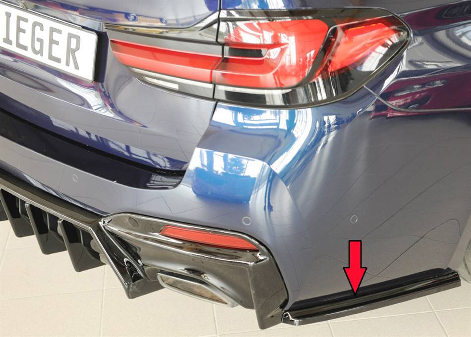 Coppia deflettori laterali per diffusore Orig. M BMW G30/G31