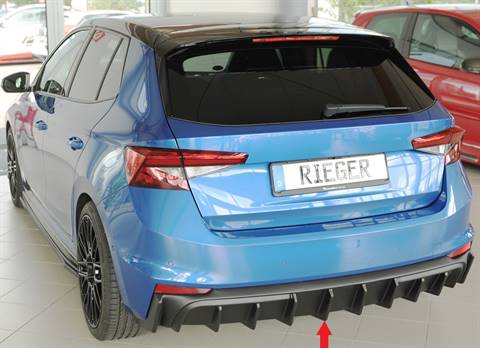 Diffusore Rieger Fabia PJ senza apertura terminali ABS grezzo