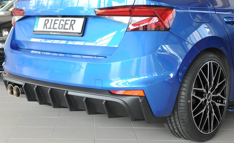 Diffusore Rieger Fabia PJ per terminali 2x80 ABS grezzo