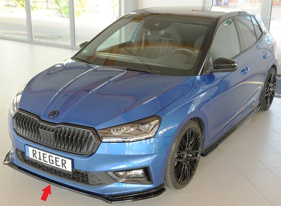 Lama ant Rieger Fabia PJ Monte Carlo per paraurti originale nero luc