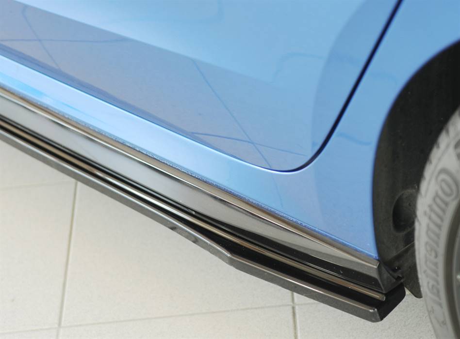 Lama sottoporta SX Rieger per Fabia PJ Monte Carlo nero lucido