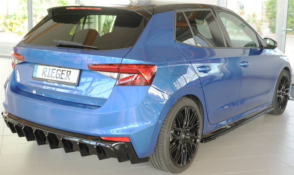 Diffusore Rieger Fabia PJ senza apertura terminali nero lucido