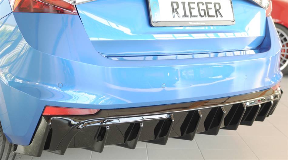 Diffusore Rieger Fabia PJ senza apertura terminali nero lucido