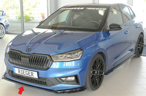 Lama ant Rieger Fabia PJ Standard per paraurti originale nero luc