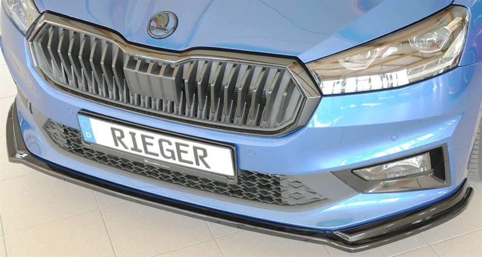 Lama ant Rieger Fabia PJ Standard per paraurti originale nero luc