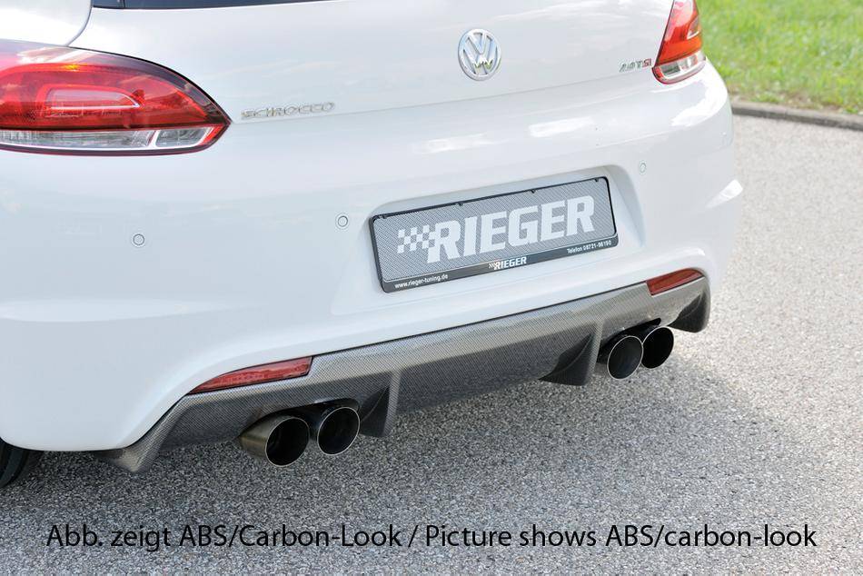 Diffusore Rieger Scirocco R-Line per 4 terminali 90mm