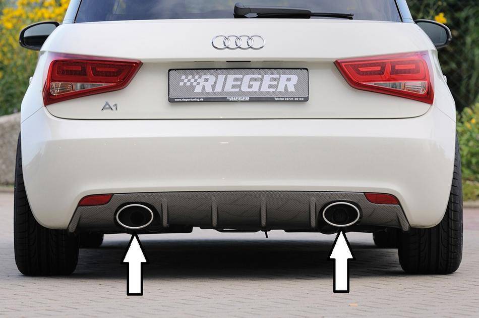 Marmitta duplex SX/DX 140X90 Audi A1 8X 1,2 63Kw 1,6TDI 1,4 132Kw