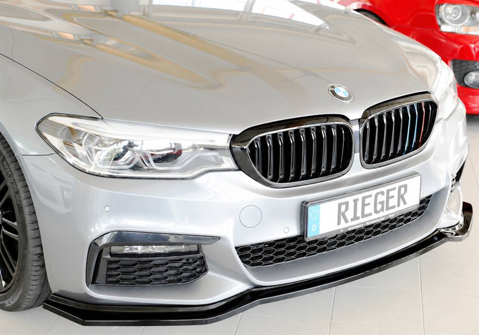 Lama sottoparaurti Rieger serie 5 M-Line G30/G31 fino08/20 nero luc.