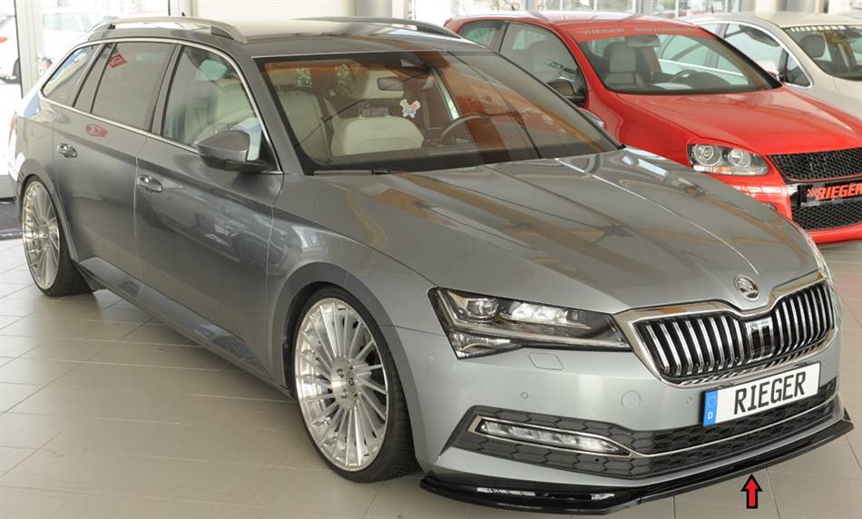 Lama ant Rieger Superb III 3T dal'19 per paraurti orig Standard nero