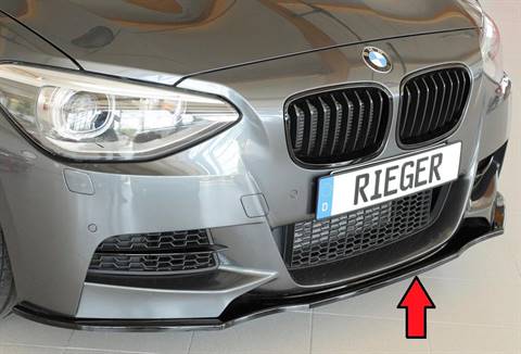 Lama sottoparaurti ant BMW F20/21 con M-Technik nero lucido fino '15