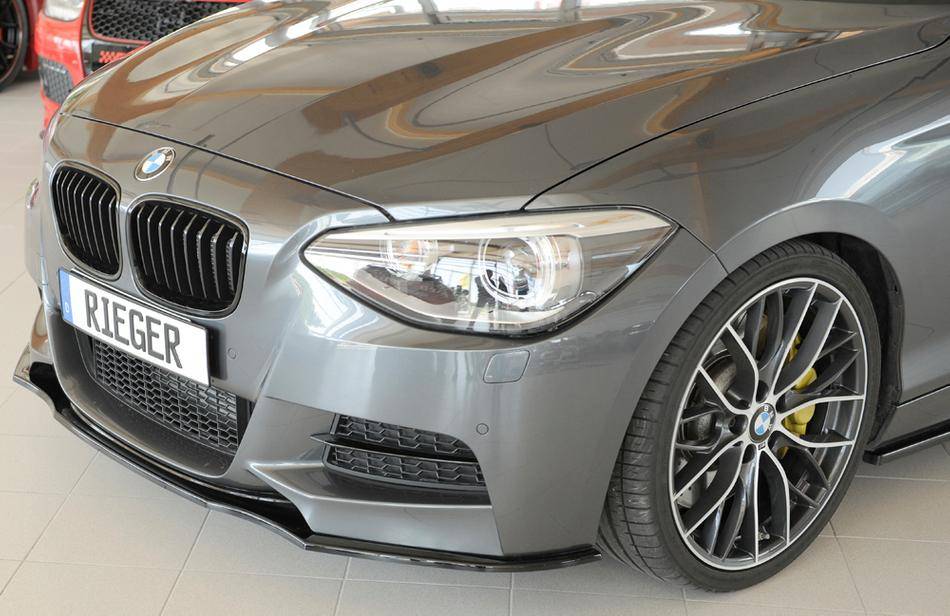 Lama sottoparaurti ant BMW F20/21 con M-Technik nero lucido fino '15
