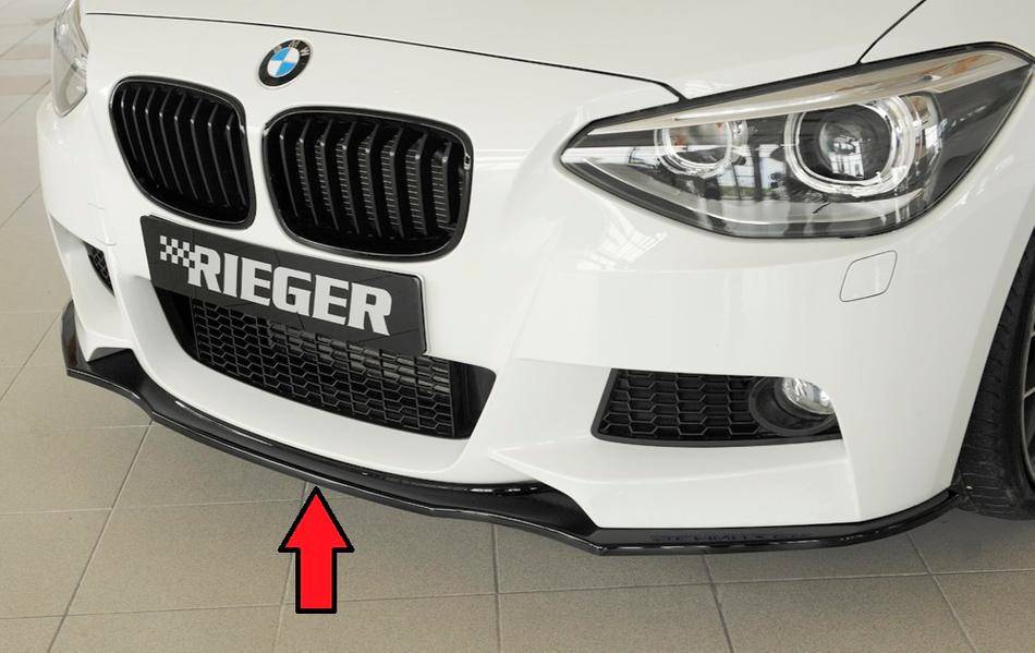 Lama sottoparaurti ant BMW F20/21 con M-Technik nero lucido fino '15