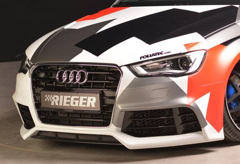 Paraurti Rieger RS-Line Audi A3 8V con lavafari fino' 03.16 facelift