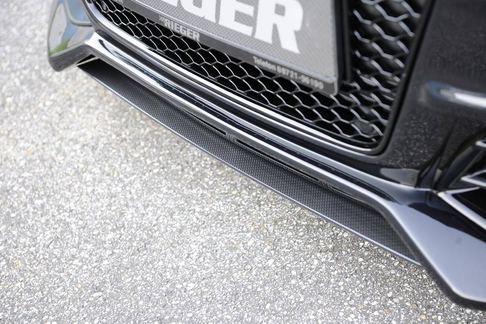 Lama centrale Audi A4 B8 per paraurti 00055540-55547 Rieger carbonl.