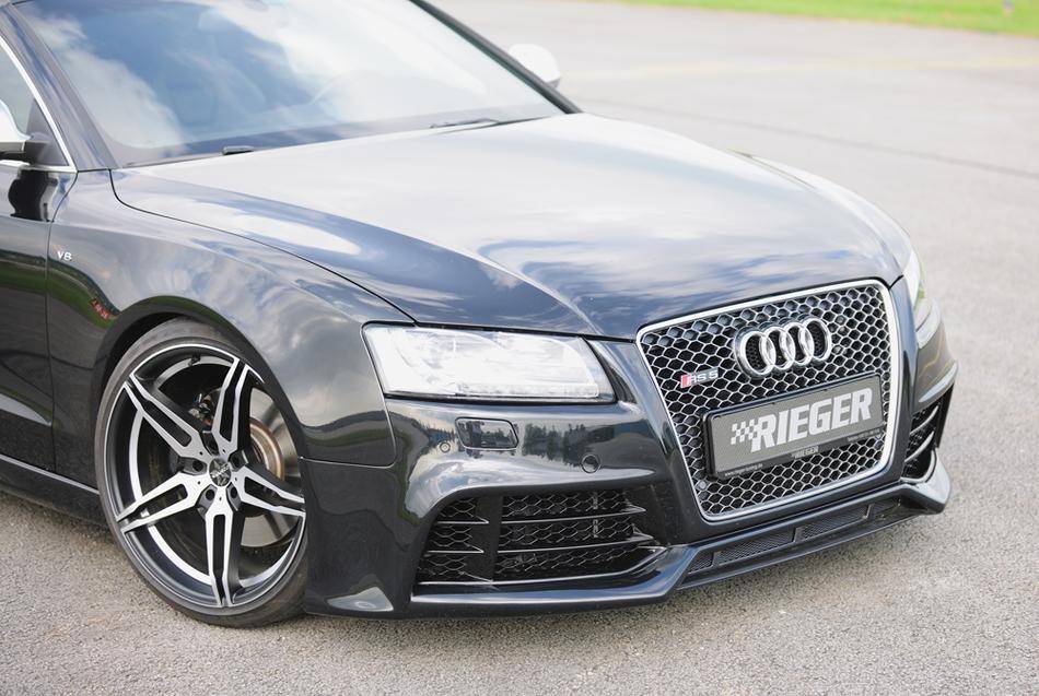 Paraurti Rieger Audi A5/S5 RS-Look con lavafari e PDC '11 all Modell