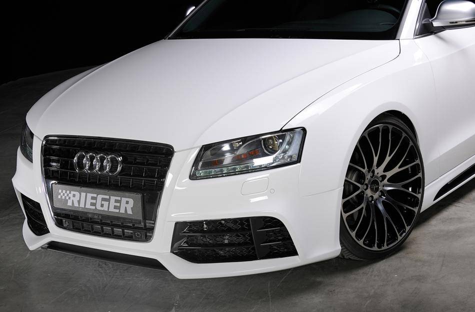 Paraurti Rieger Audi A5/S5 RS-Look con lavafari e PDC '11 all Modell