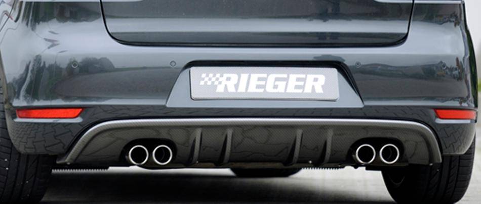 Rieger Diffusore post Golf 6+GTD no GTI carbonlook marm.doppiaduplex