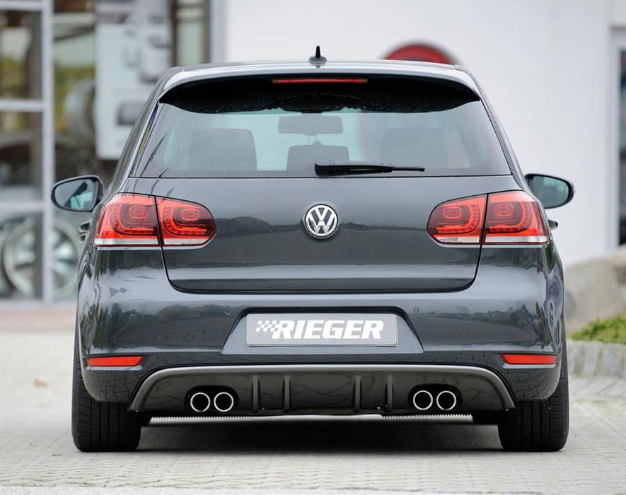 Rieger Diffusore post Golf 6+GTD no GTI carbonlook marm.doppiaduplex
