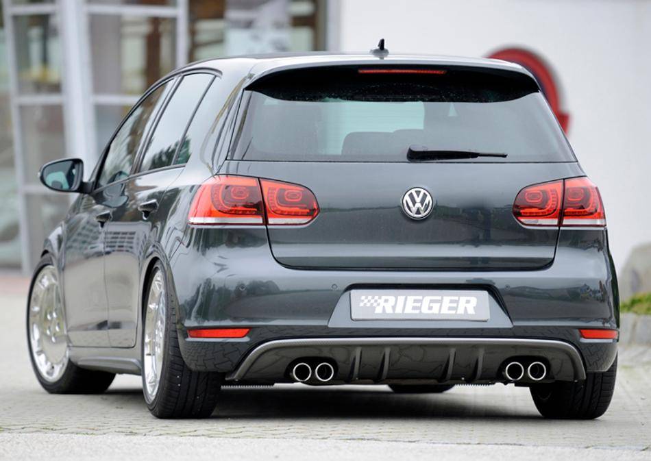 Rieger Diffusore post Golf 6+GTD no GTI carbonlook marm.doppiaduplex