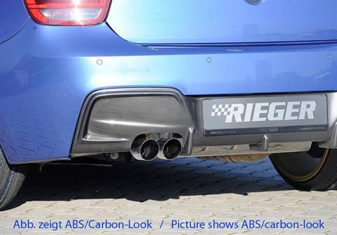 Diffusore Rieger BMW F20 con M-style marm.originale doppia sinistra