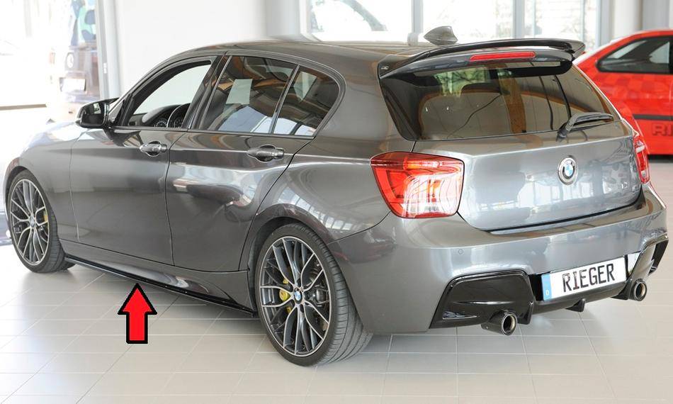 Rieger appendice sinistro per sottoprta orig. F20 M-Style nero luc.