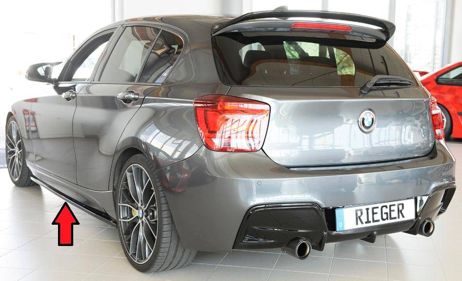 Rieger appendice sinistro per sottoprta orig. F20 M-Style nero luc.