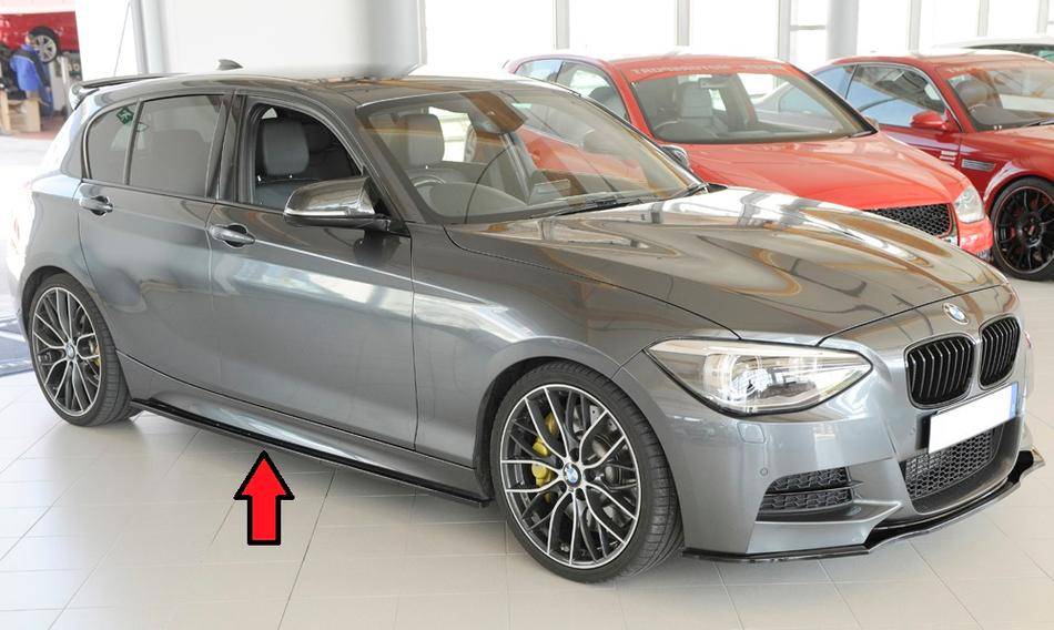 Rieger appendice destro per sottoporta orig. F20 M-Style nero lucido