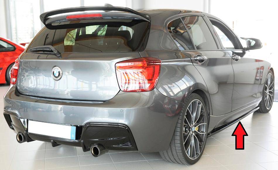 Rieger appendice destro per sottoporta orig. F20 M-Style nero lucido