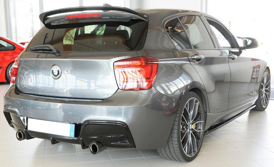 Diffusore Rieger nero BMW F20 solo M-Syle per marm.originale duplex