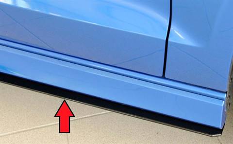 Lama sottoporta Rieger Dx S3/RS3 8V S-Line incl.Facelift solo berlin