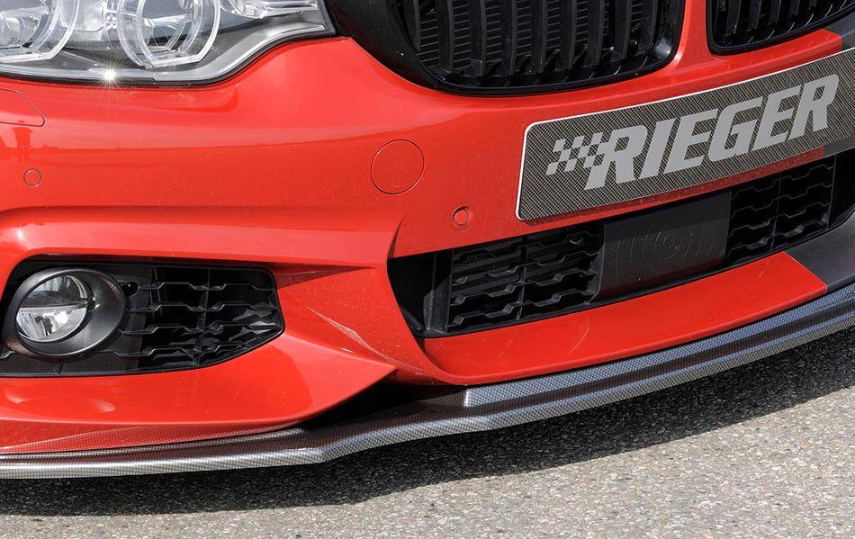 Sottoparaurti Rieger ant BMW serie 4 M-Style F32/34/36 carbonlook