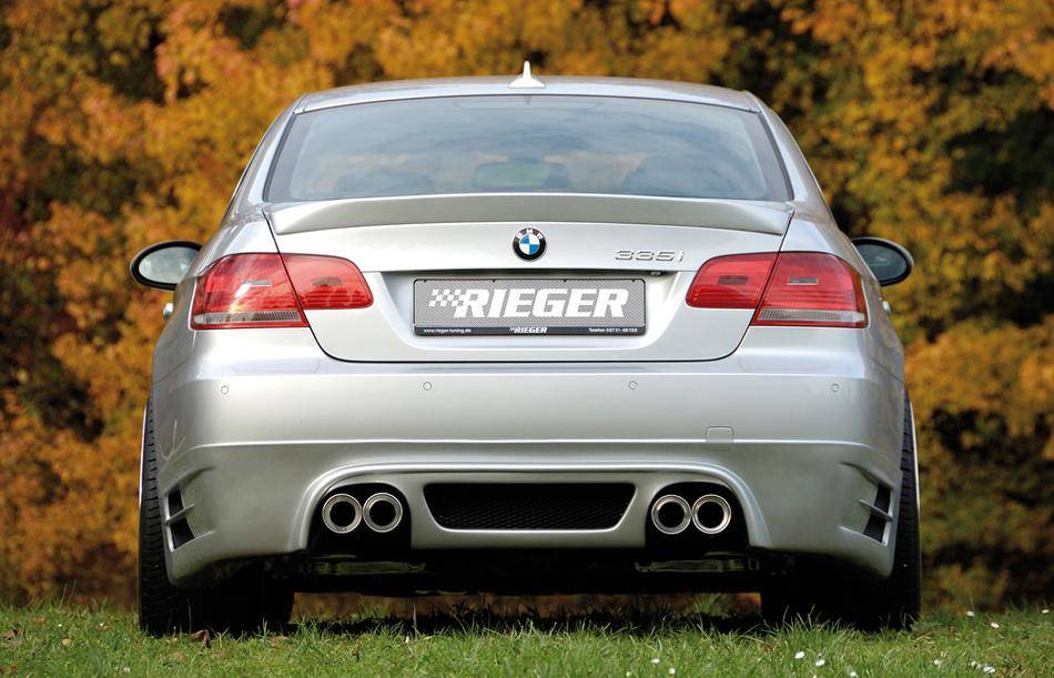 Rieger sottoparaurti post BMW E92/93 solo 335I marm. doppia duplex