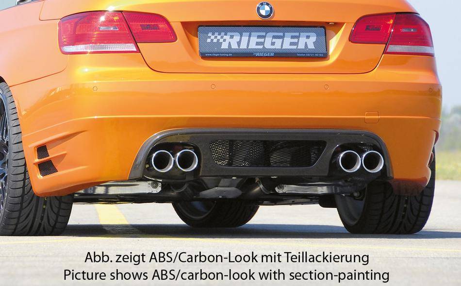 Rieger sottoparaurti post BMW E92/93 solo 335I carbonl. term 4x100mm