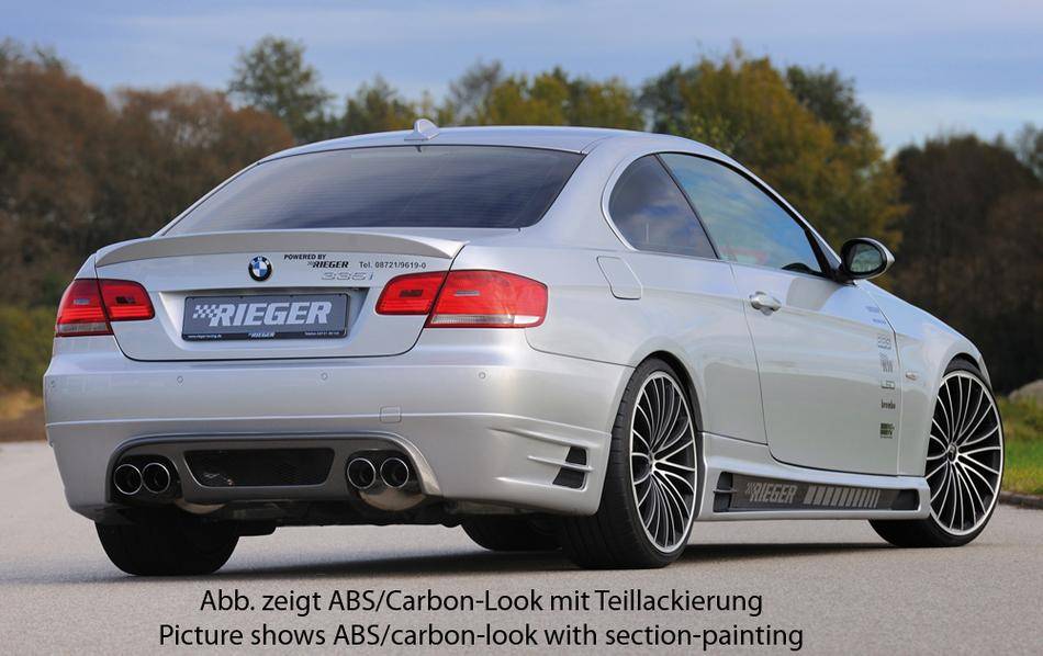 Rieger sottoparaurti post BMW E92/93 solo 335I carbonl. term 4x100mm