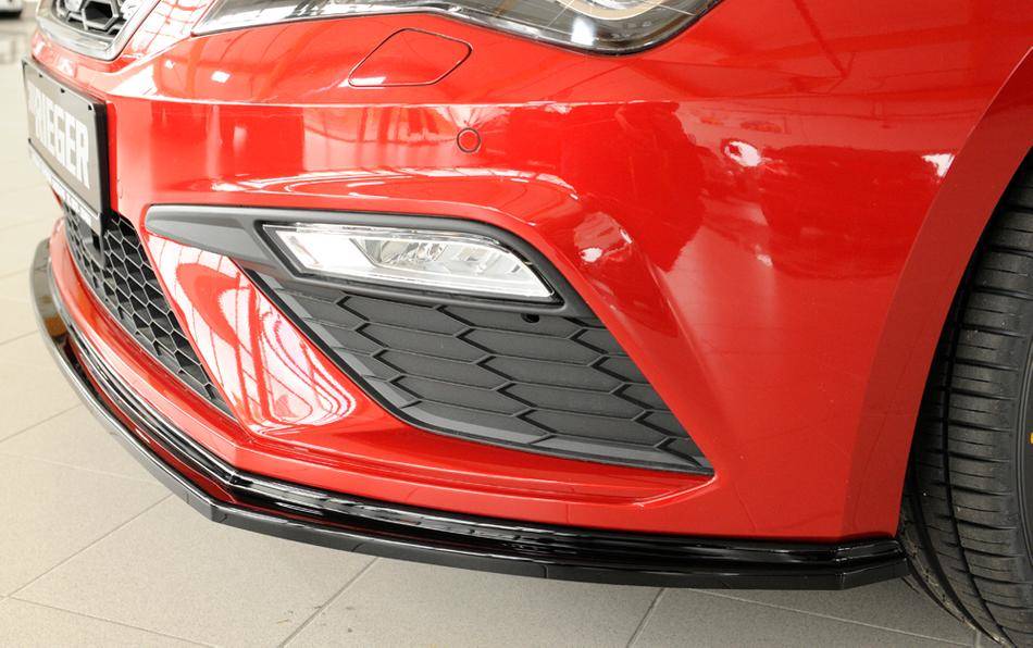 Lama Rieger sottoparaurti Leon 5F dal 2017 solo FR e Cupra nero luc.