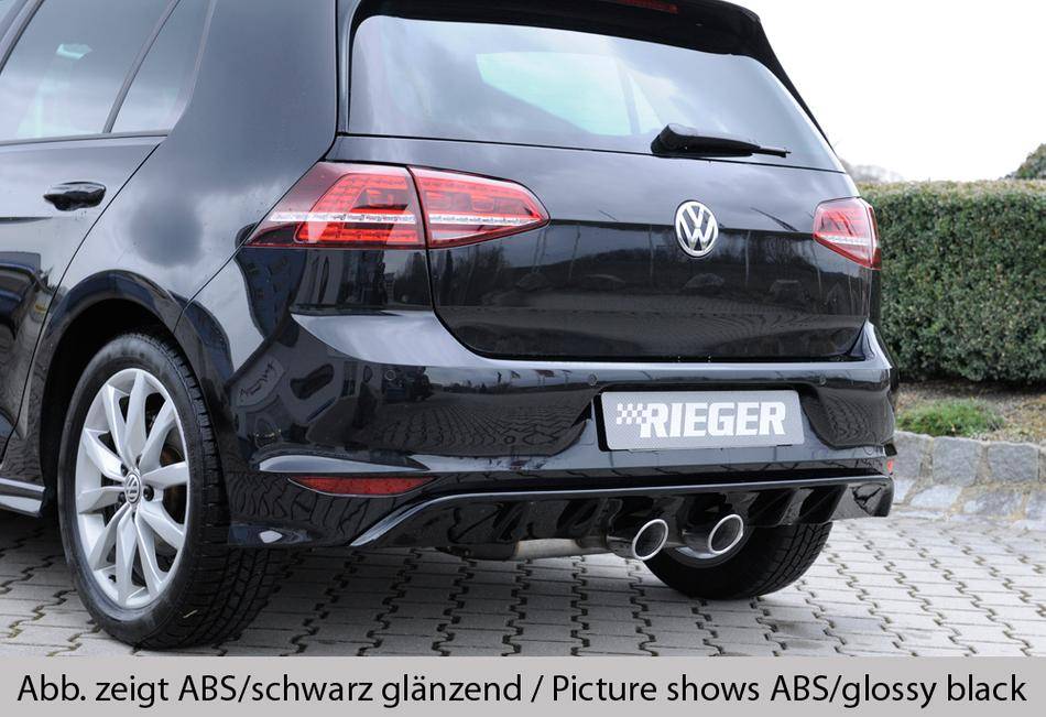 Rieger diffusore Golf 7 R-Line per terminali centrali 2x90 R-Look
