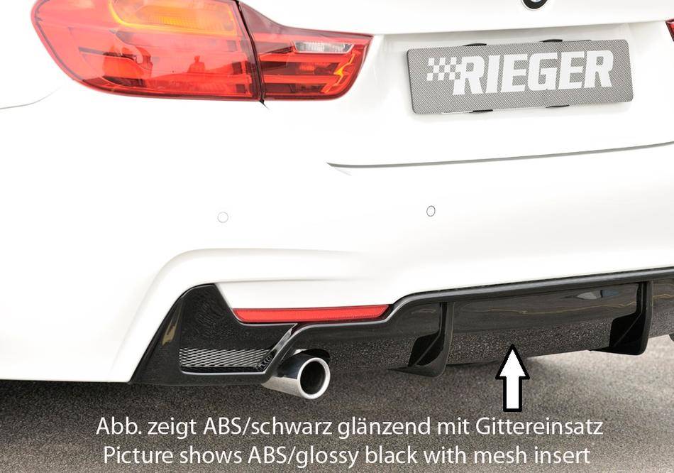 Diffusore Rieger BMW serie 4 F32/33/36 solo M-Style Marm singola SX
