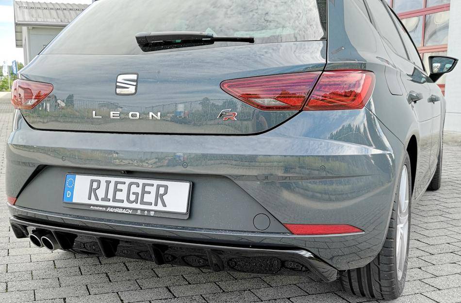 Diffusore Rieger Leon 5F FR dal 01.17 marm.doppia sinistra nero luci