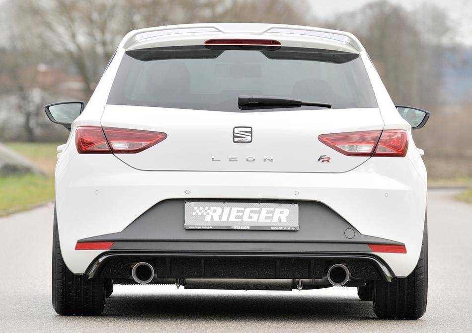 Diffusore Rieger Leon 5F FR fino'16  marm.duplex 1X100mm nero lucido