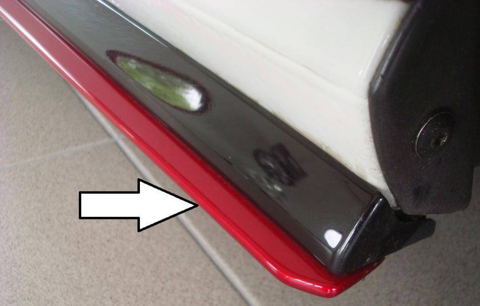 Lama sottoporta sx Rieger Golf 7 GTIClubsp.+R-line porte sottop.orig