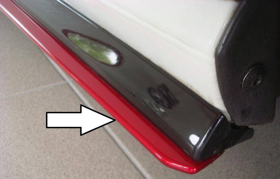 Lama sottoporta dx Rieger Golf 7 GTIClubsport+R-Line sottop.original