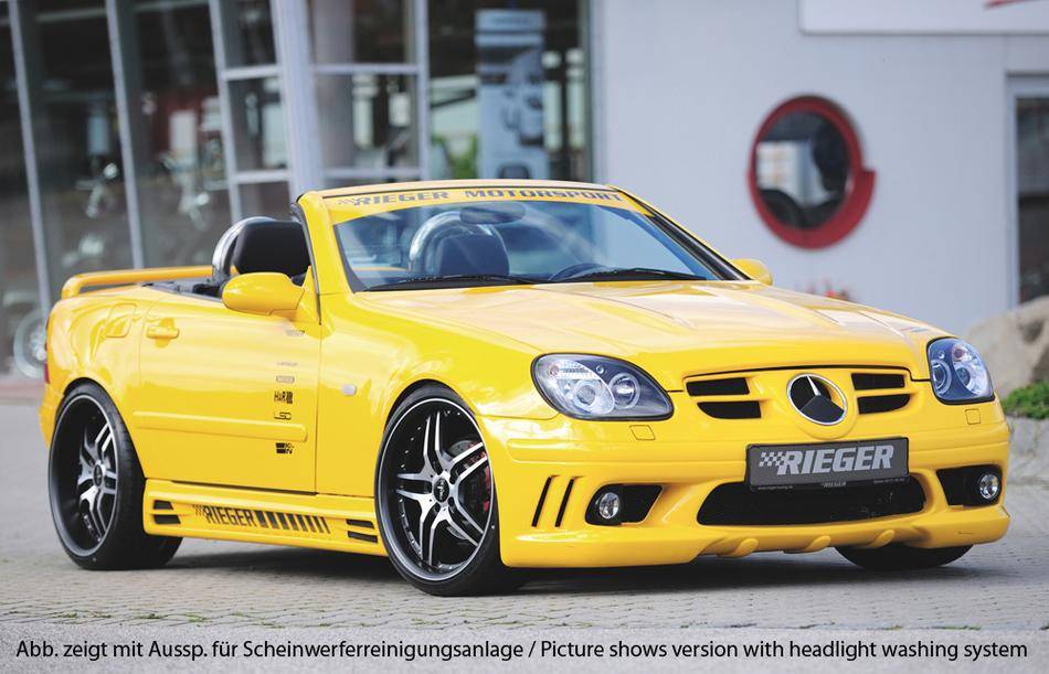 Paraurto ant Merc SLK R170 ferittoie aperte utilizz. stemma R171