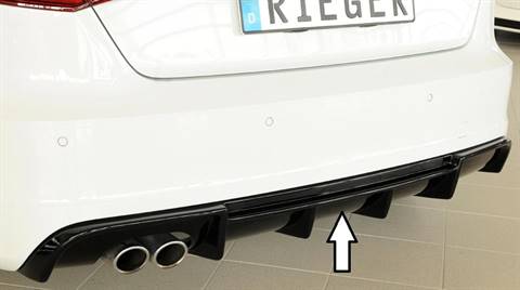 Diffusore Rieger A3 8V S-Line 3+5porte fino'16 marm.doppia Sx nero