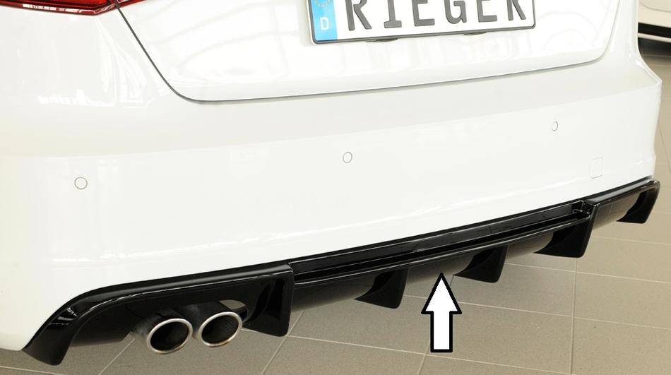 Diffusore Rieger A3 8V S-Line 3+5porte fino'16 marm.doppia Sx nero