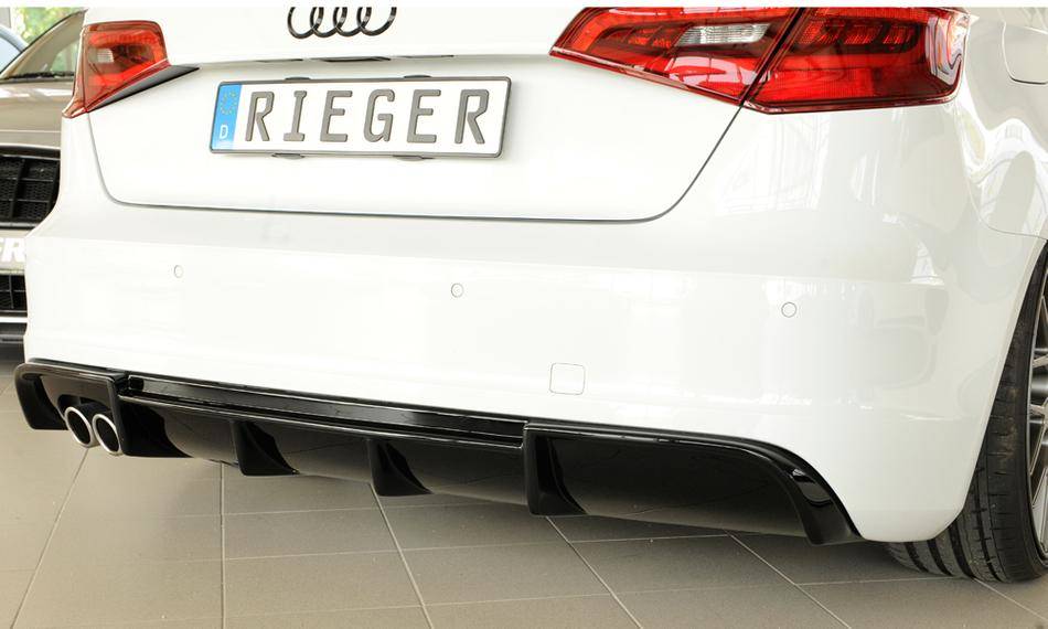Diffusore Rieger A3 8V S-Line 3+5porte fino'16 marm.doppia Sx nero