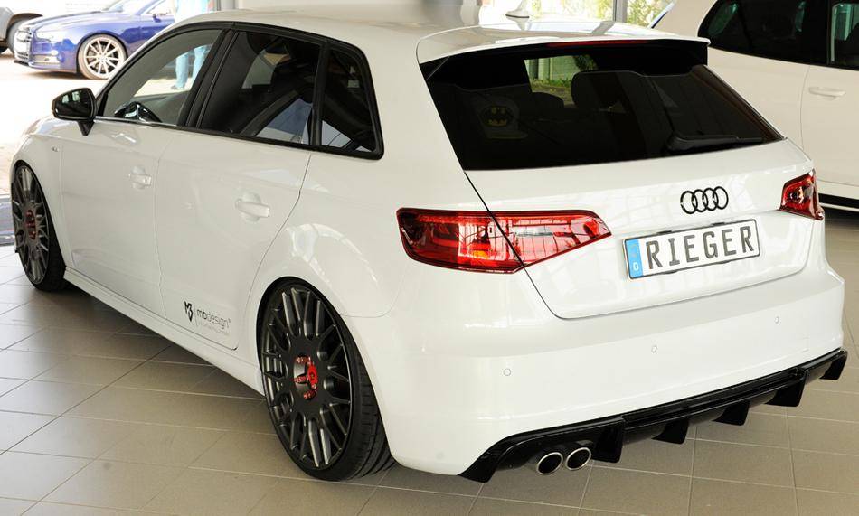 Diffusore Rieger A3 8V S-Line 3+5porte fino'16 marm.doppia Sx nero