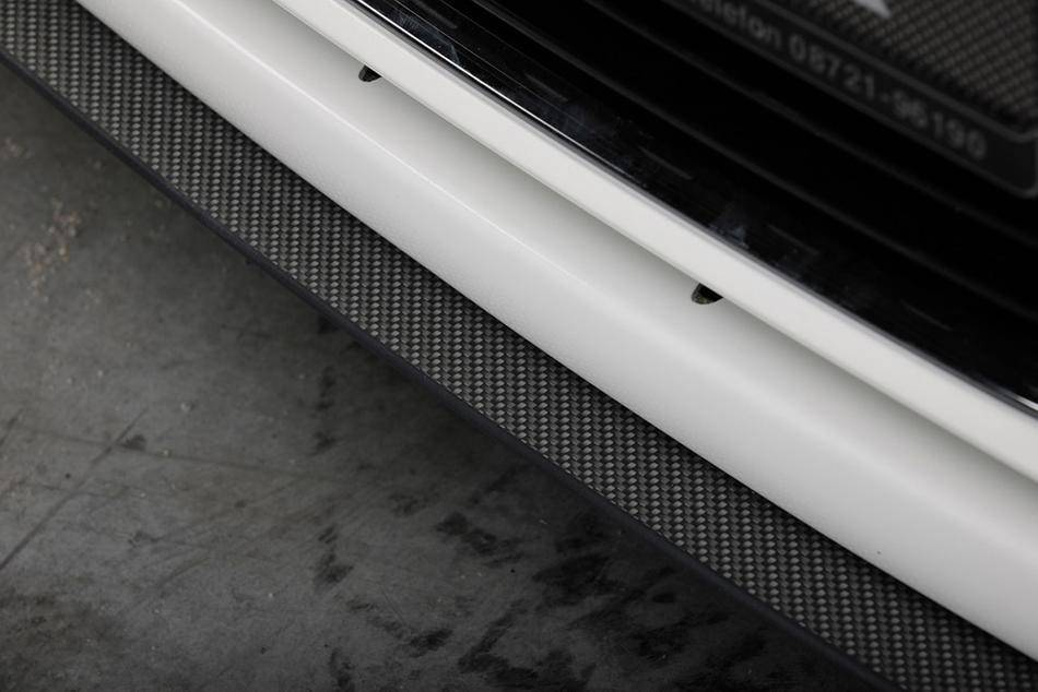 Lama centr. Audi A1 8X per sottoparaurti Rieger carbonlook