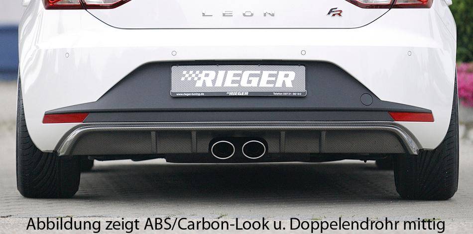 Diffusore Rieger Leon  5F FR nero luc. 4 terminali duplex fino 2016